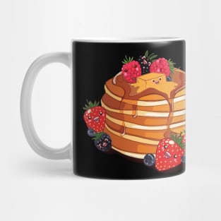 pancakes, kawaii, butter cartoon Mug